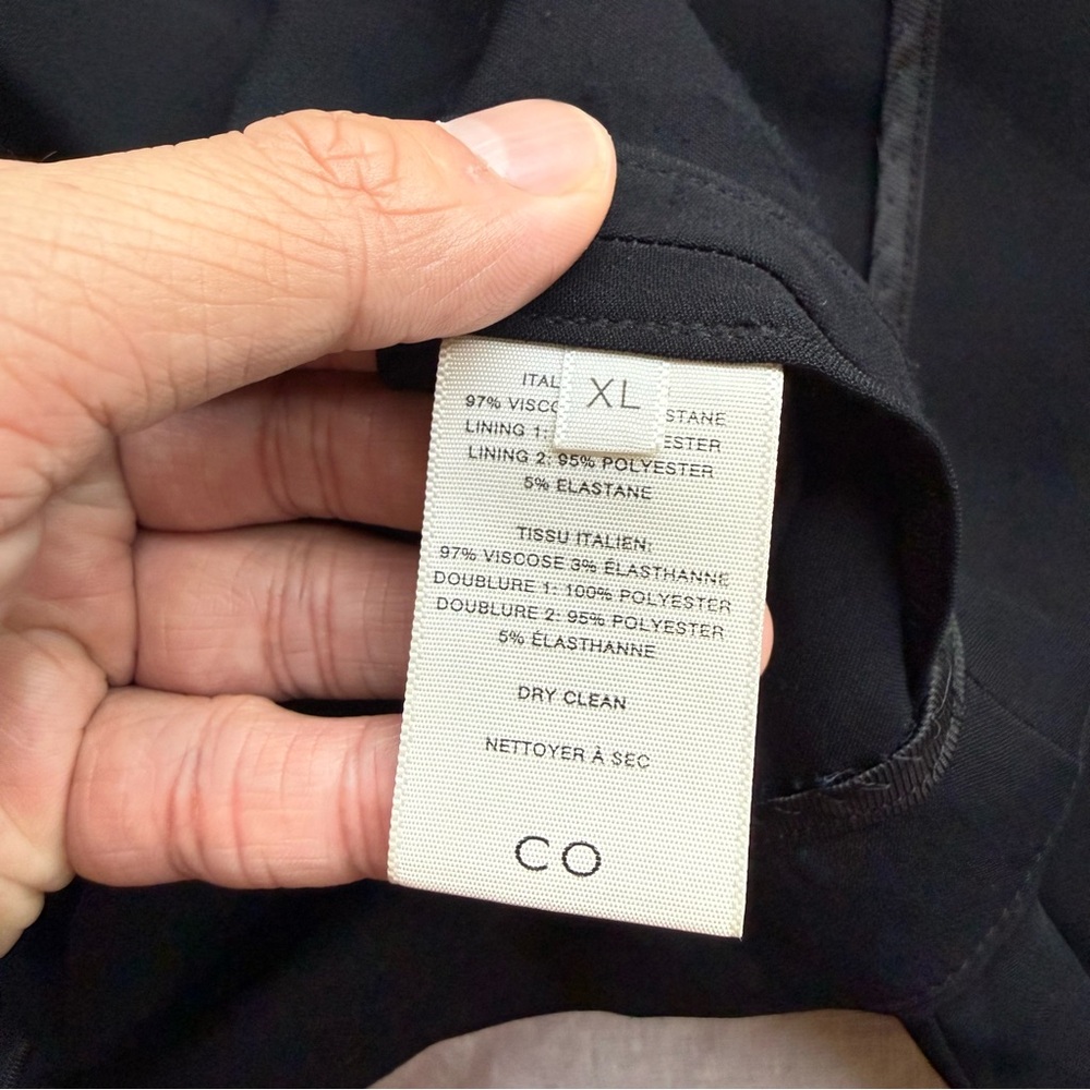 CO black strapless‎ boned bustier cropped top - Picture 6 of 6
